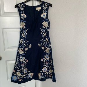 Anthropologie Navy Blue Moulinette Soeurs dress (size 2)